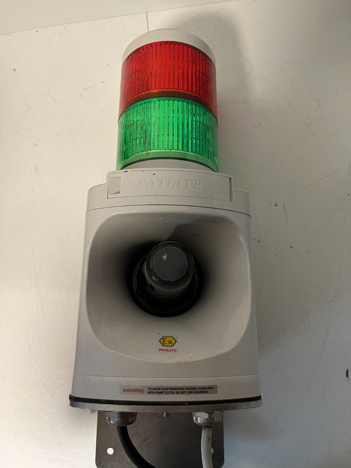 Patlite LKEH-FV LED Signal Tower Light & Alarm 24V DC 16W - ATEX Explosion Proof