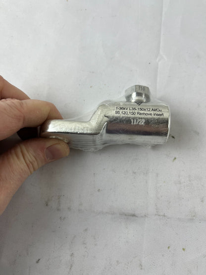 V7 1–36kV Al/Cu Cable Lug L35 150x12 for 95–150mm² New Unused Spare Part