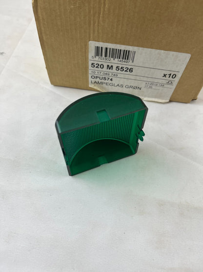 Lot of 9x Omega OPUS74 Green Indicator Lens Lamp Glass 520M5526 IP44 New