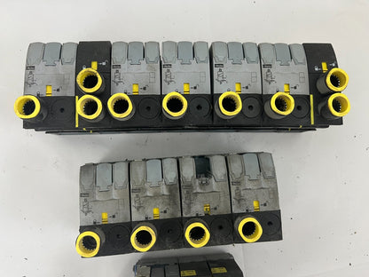 Scattergood & Johnson Pneumatic Valve Manifold Bundle Multiple Stations, Used