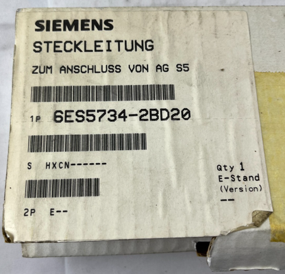 Siemens SIMATIC S5 6ES5734‑2BD20 Programming Connection Cable New