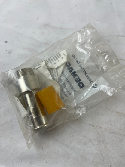 Demag 87224044 Original Spare Part Threaded Metal Fitting New NOS