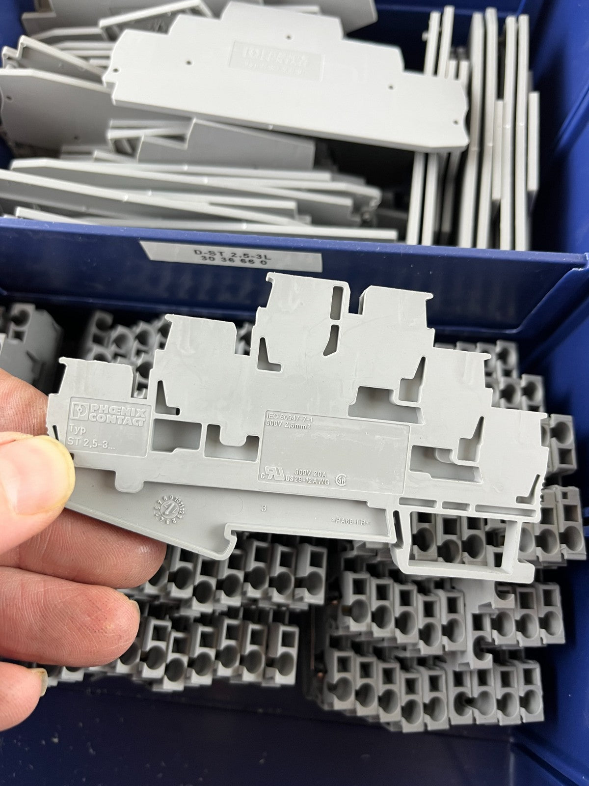 Phoenix Contact ST 2,5-3L Multi-Level DIN Rail Terminal Blocks 500V 20A Lot New