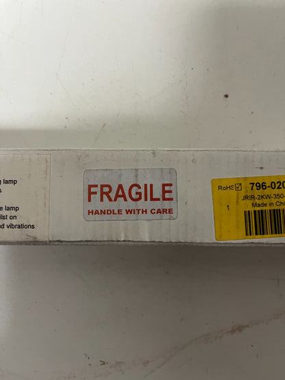 New Infrared Heating Lamp JRIR-2KW-350-SK15 220-240V 2000W – Unused, Boxed