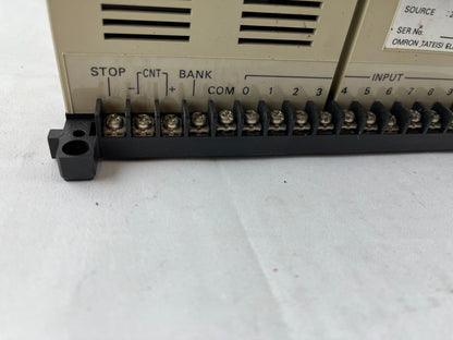 Omron SYSMAC S6 3G2S6‑CPU15 Programmable Controller 12–24 VDC In 8 Relay Out