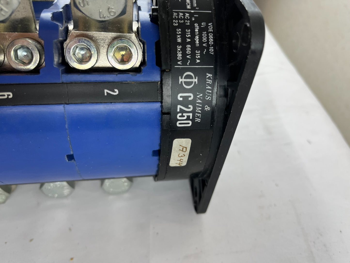 Kraus Naimer C250 250A Rotary Cam Switch 3-Pole 500V Industrial Austria NEW