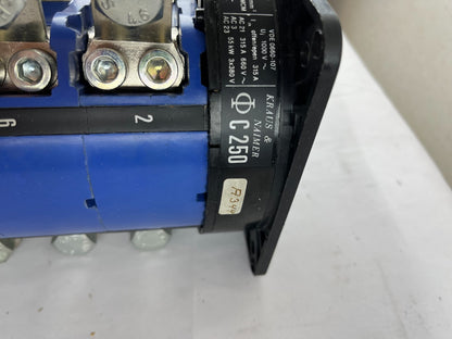 Kraus Naimer C250 250A Rotary Cam Switch 3-Pole 500V Industrial Austria NEW