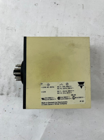 Electromatic S110 166 230 Combi Timer Automatic Start 230VAC 11‑Pin USED