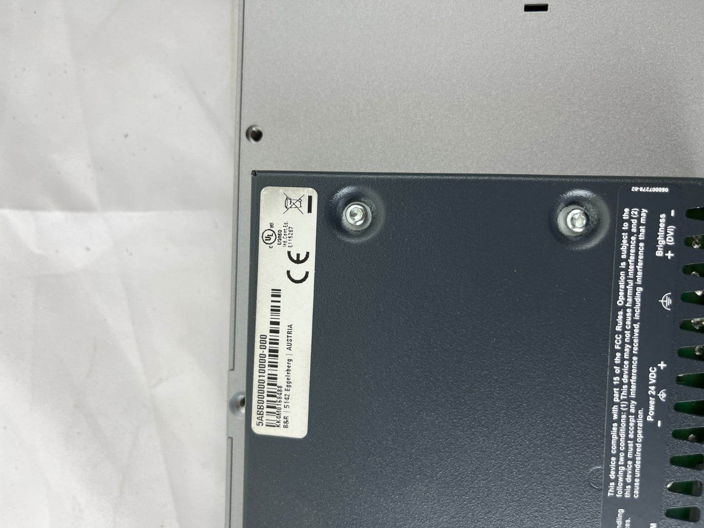 B&R Automation Panel AP933 TFT LCD 18.5" w/ SDI DVI Receiver 5AP933.1855-00