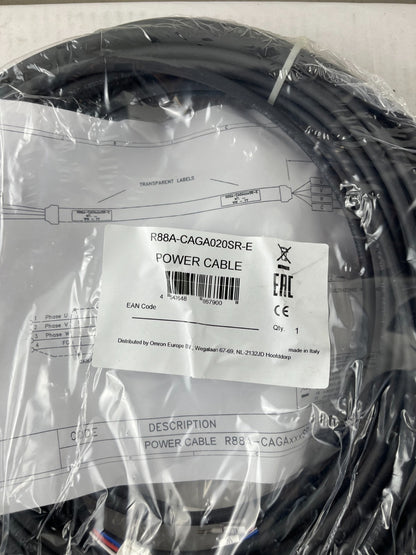 Omron R88A-CAGA020SR-E Servo Motor Power Cable 20 m New Sealed Unused