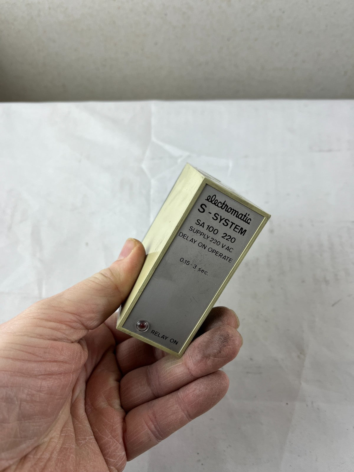 Electromatic SA100 220 Time Delay Relay 220V AC 0.15-3 Sec Delay On Operate