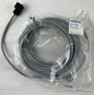 Festo KMEB-1-24-5-LED Solenoid Valve Connector Socket 24V DC 5m Cable w/ LED NEW