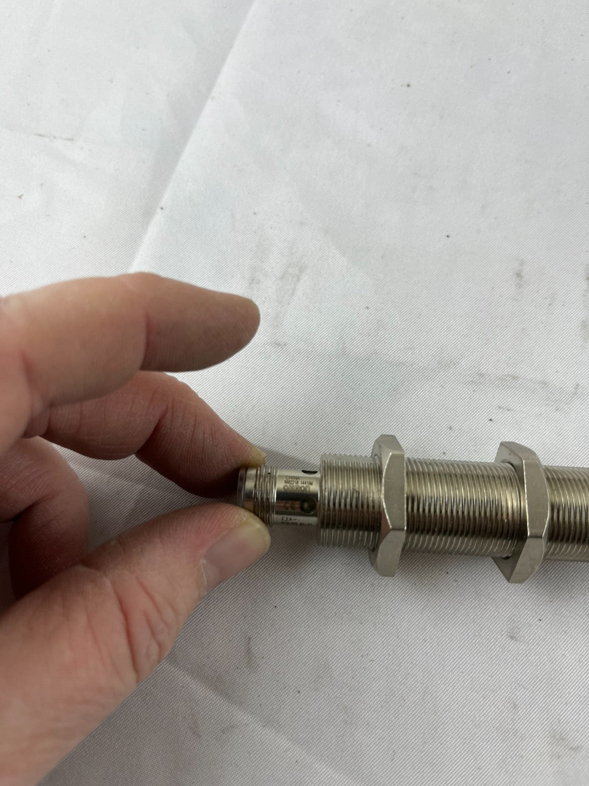 Omron E2A‑M18KS08‑M1‑B1 Inductive Proximity Sensor 8 mm PNP NO M18 Short Body