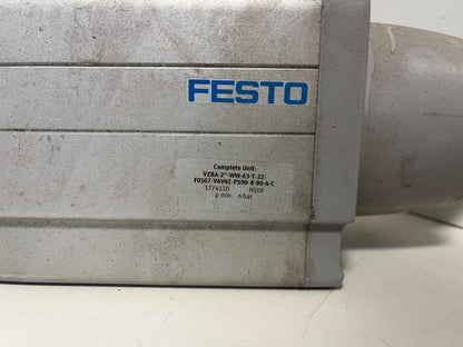 Festo VZBA-2"VW-63-T-22-F0507-V4V4T-P590-R-90-4-C + SRCC-C-63-YR90-MW Positioner