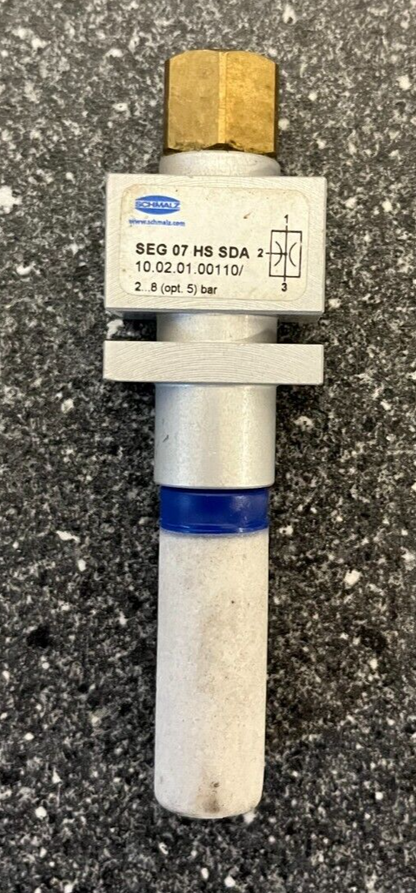 Schmalz SEG 07 HS-S SDA Vacuum Ejector with Silencer - Used Condition