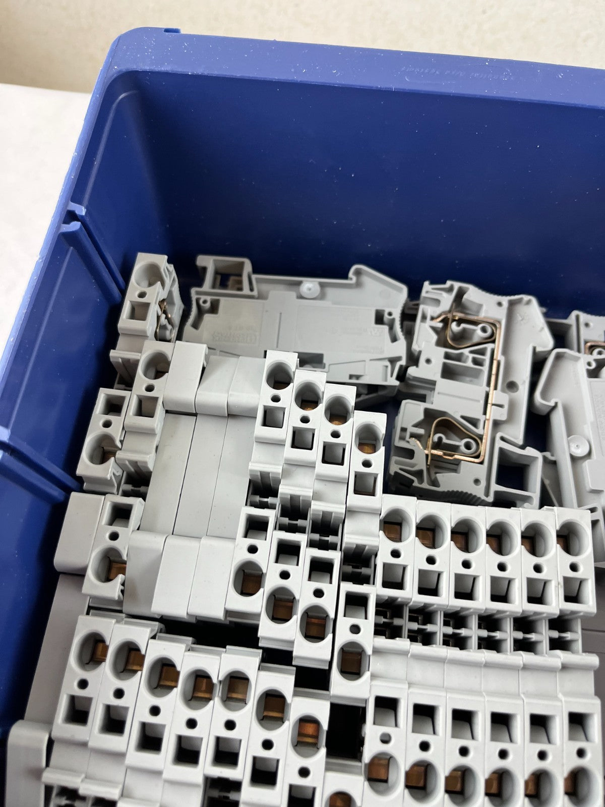 Phoenix Contact ST 6 Terminal Block Lot 1000V 41A Used Gray Spring ~40pc Bulk
