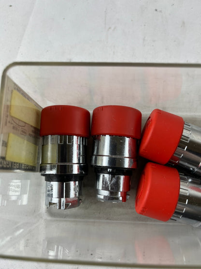 6x Schneider Electric ZB4BS834 Harmony XB4 Red 30 mm E‑Stop Turn‑to‑Release