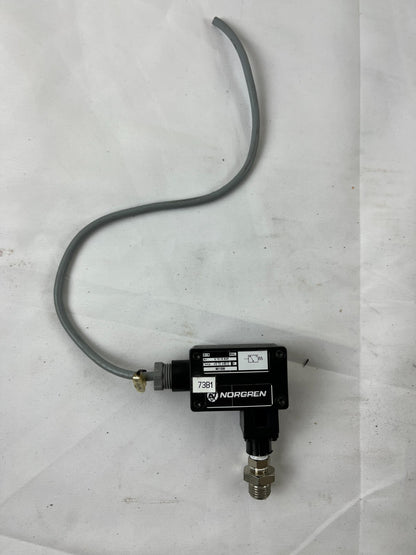 Norgren Pneumatic Pressure Switch 0-10 Bar Industrial Sensor Tested Working