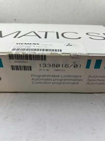 Siemens SIMATIC S5 PS 951 Power Supply 6ES5951-7LD21, 120/230V AC, 5 VDC 7/15 A