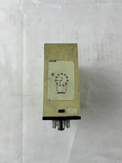 Electromatic SA 105 024 Time Delay Relay 24VAC 0.8-18 Sec Delay On Operate