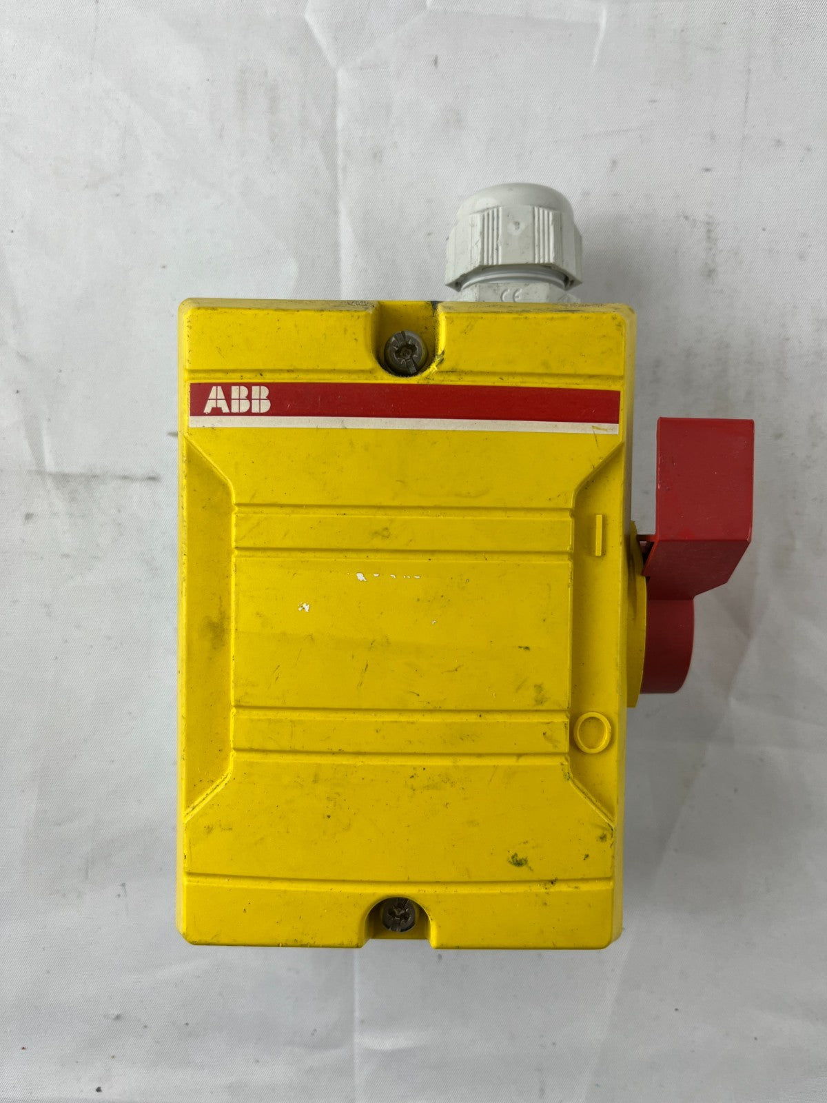 ABB BWS 316Y TPN USED Safety Switch Isolator 16A 3-Pole IP65 Yellow