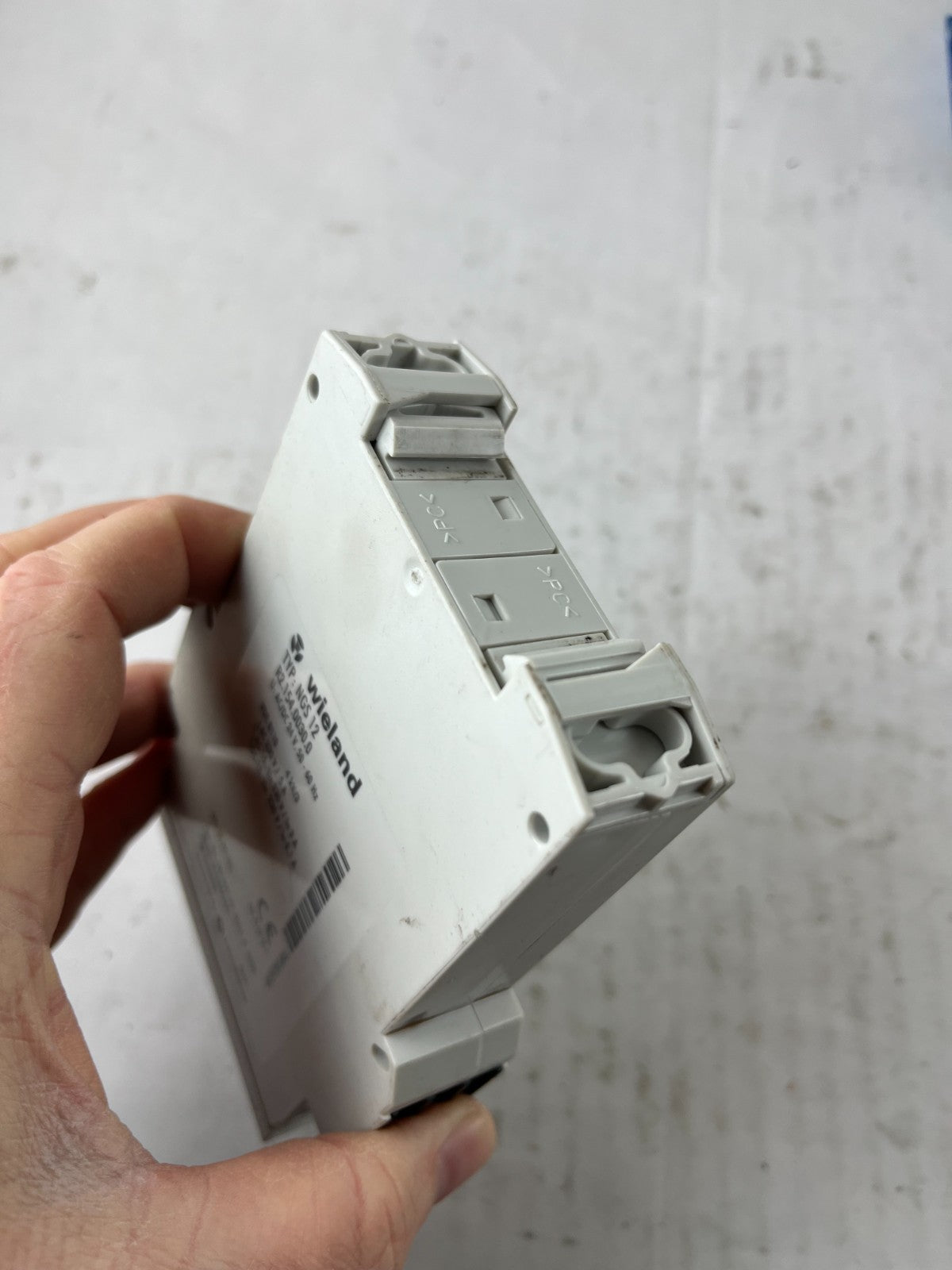 Wieland NGS 12 Relay Module 24V AC/DC 2CO 5A DIN Rail Used Spare Unit