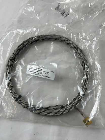 Type J Thermocouple Probe 5m Stainless Braided Cable 350°C Screw Mount New