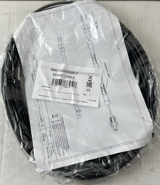 Omron R88A-CAGA020BR-E Servo Motor Brake Cable 20 m New Sealed Unused