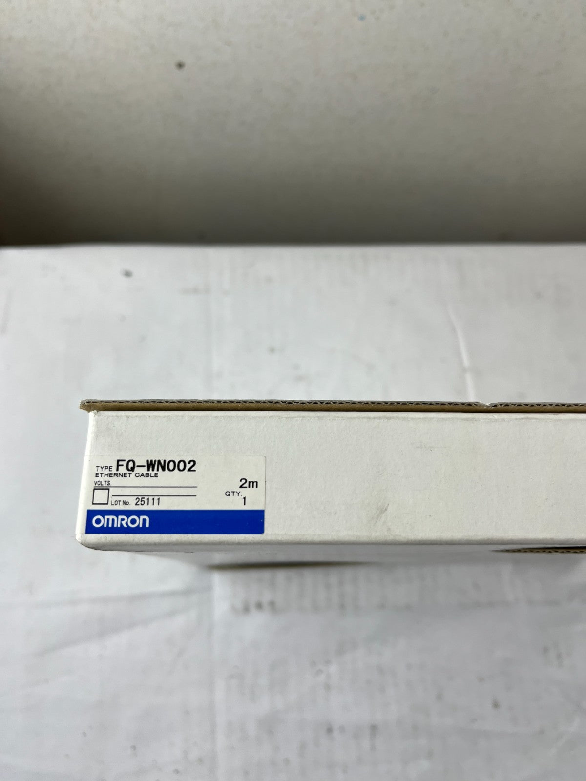 Omron FQ-WN002 Ethernet Cable 2 m for FQ Series Vision Sensor New Unused Spare
