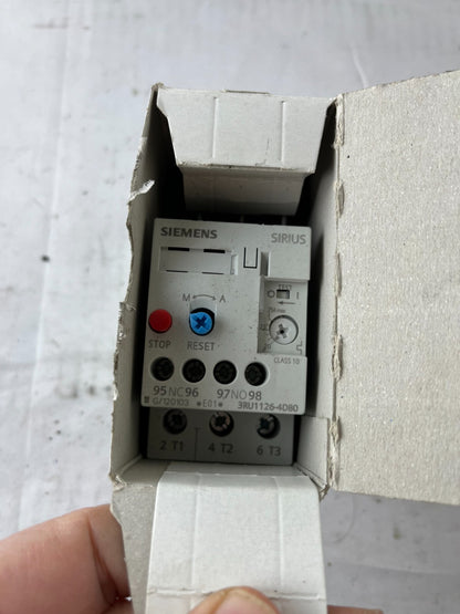 Siemens 3RU1126‑4DB0 SIRIUS Thermal Overload Relay 20–25A Class 10 for S0 New