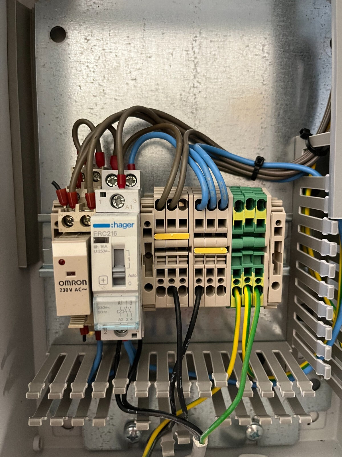 Industrial Control Panel Timer Box Rittal EB 1554.500 230V Omron H3CR – Working