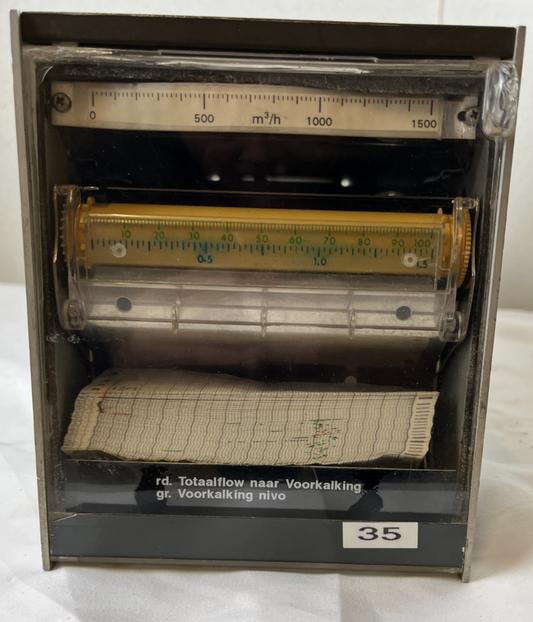 Foxboro SPEC 200 Recorder 220S-3F5 Industrial Chart Recorder Flow Recorder Used