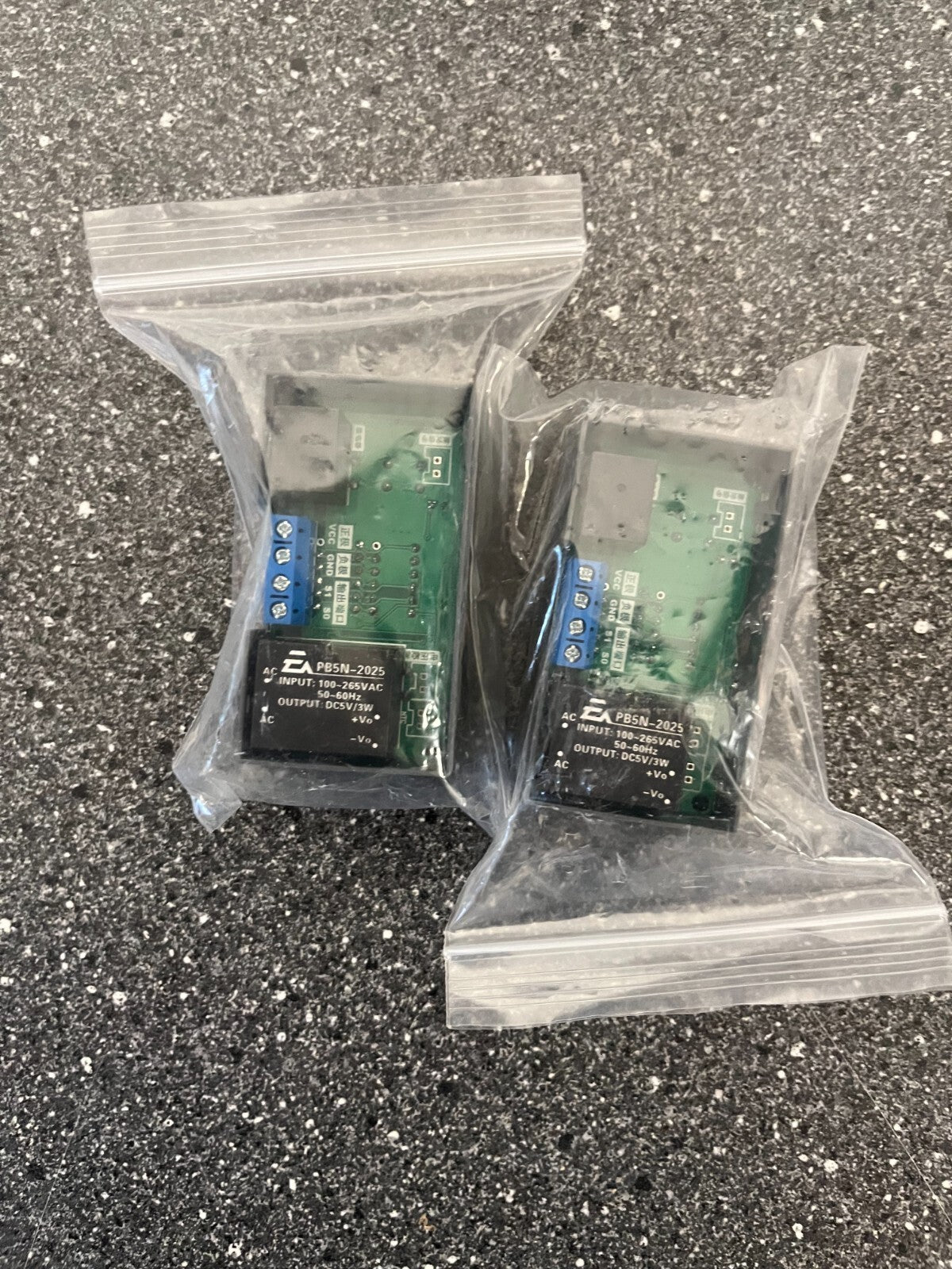 Lot of 3 Digital Time Delay Relay Modules 100-265V AC, Sealed Original Packaging