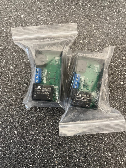 Lot of 3 Digital Time Delay Relay Modules 100-265V AC, Sealed Original Packaging