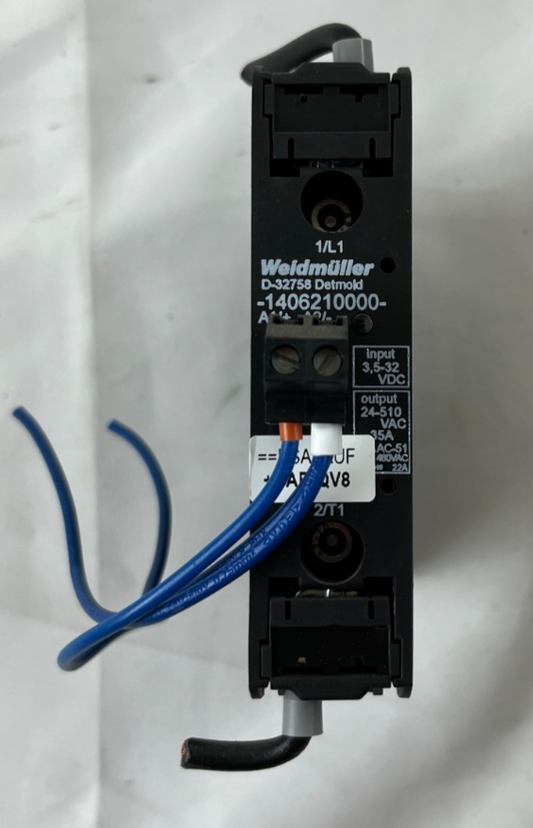 Weidmüller 1406210000 Solid State Relay 3.5-32VDC 24-510VAC 35A Used Spare Unit