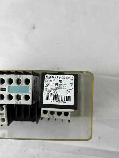 6x Siemens 3RH1911-1FA31 Auxiliary Switch Block 3NO+1NC S00 Top Mount for 3RT10