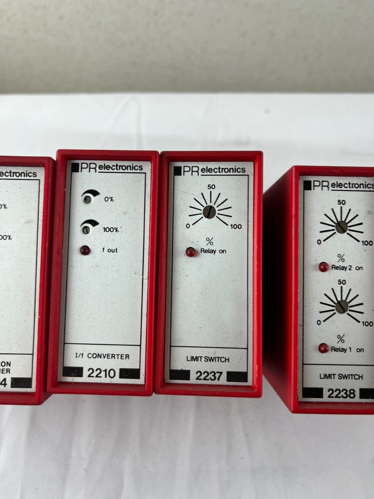 PR Electronics System 2200 Lot 6 Modules 2260 2204 2210 2237 2238 DIN Rail