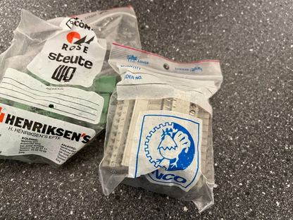 Lot of Phoenix Contact & Assorted Terminal Block Connectors - Mixed Green/Gray