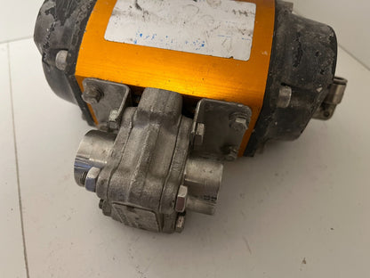 Norbro 40R Pneumatic Actuator 10-RDA40-1SD1E0-C w/ Valve - Used, Working