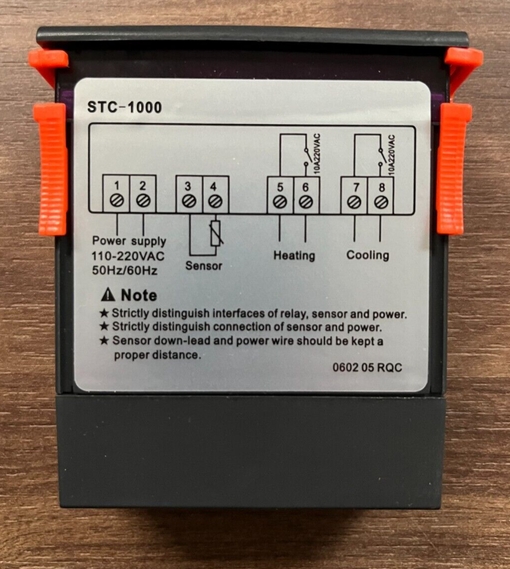 STC-1000 Digital Temperature Controller Thermostat 110-220V AC Heating & Cooling