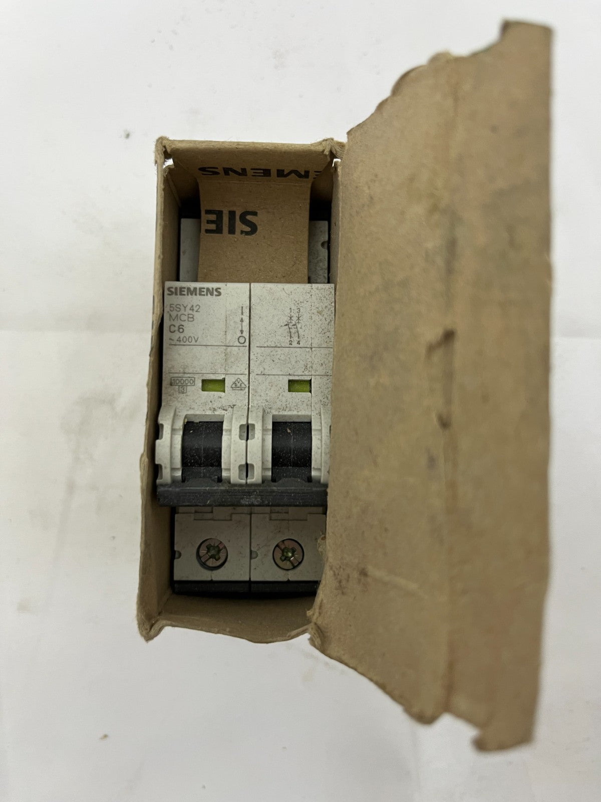 Siemens 5SY4 206-7 MCB Miniature Circuit Breaker 2P 6A C-Curve 400V New Germany