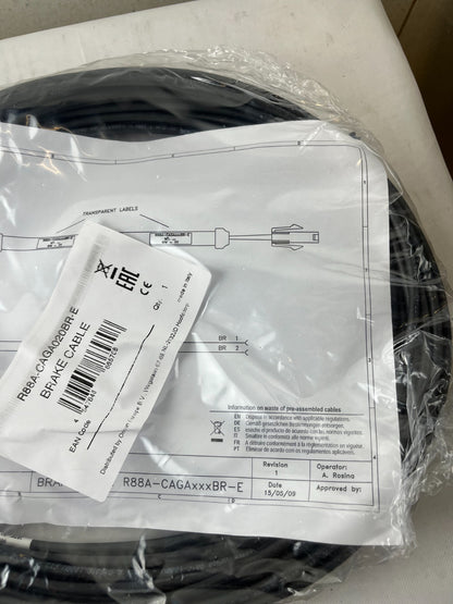 Omron R88A-CAGA020BR-E Servo Motor Brake Cable 20 m New Sealed Unused