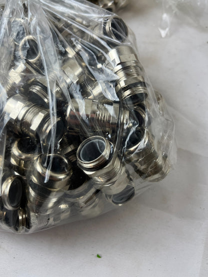 Metal Cable Glands Nickel Plated Industrial Cord Grip Bundle New Spare Parts