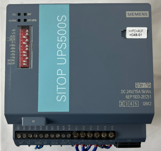 Siemens SITOP UPS500S 6EP1933-2EC51 24V 15A UPS Power Supply Tested Spare Unit