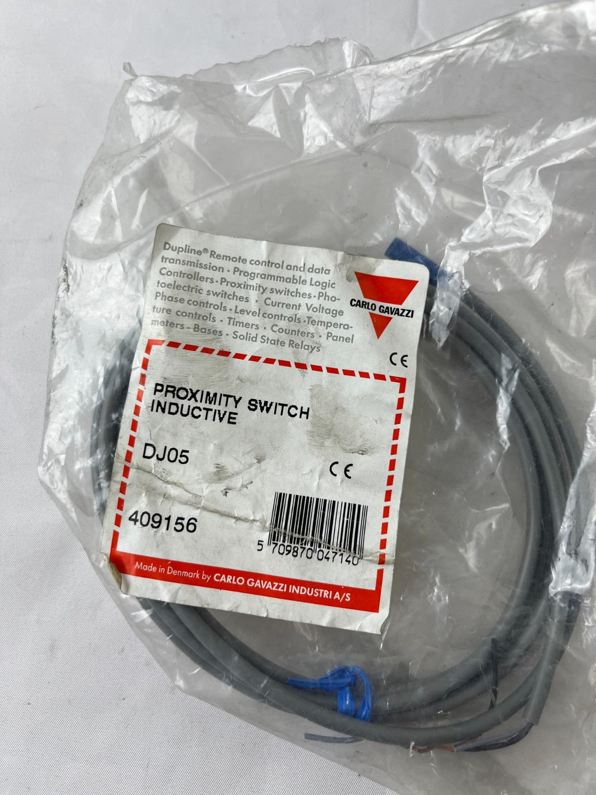 Carlo Gavazzi DJ05 Inductive Proximity Switch 409156 New NOS Spare Unit