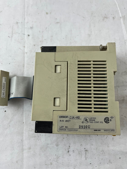 Omron C1K-AD A/D Analog Input Unit 1–5V / 4–20mA with Cable Used Spare Part