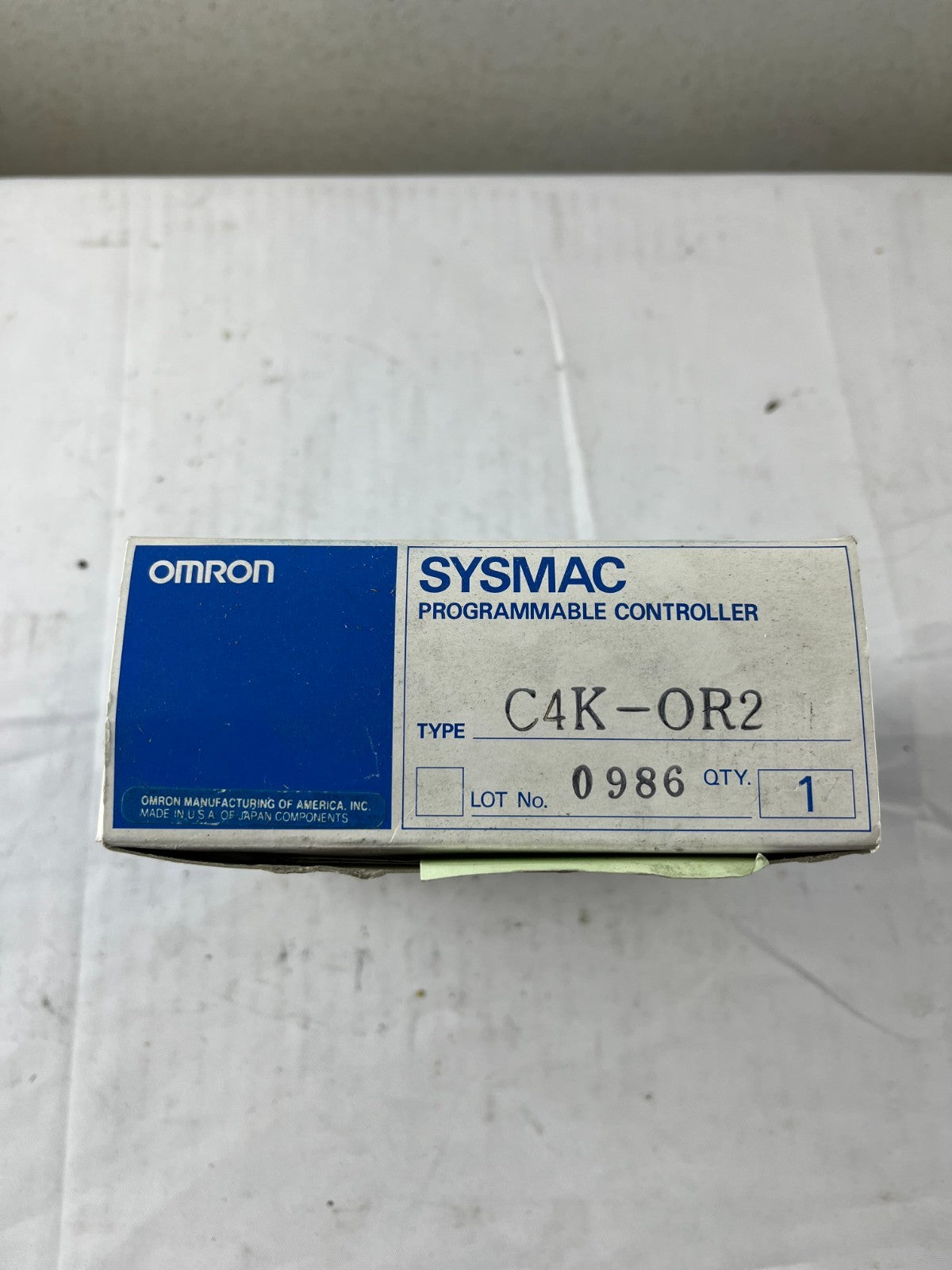 Omron Sysmac C4K-OR2 Output Module 24VDC/250VAC 2A Relay New Open Box