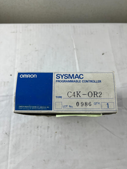 Omron Sysmac C4K-OR2 Output Module 24VDC/250VAC 2A Relay New Open Box