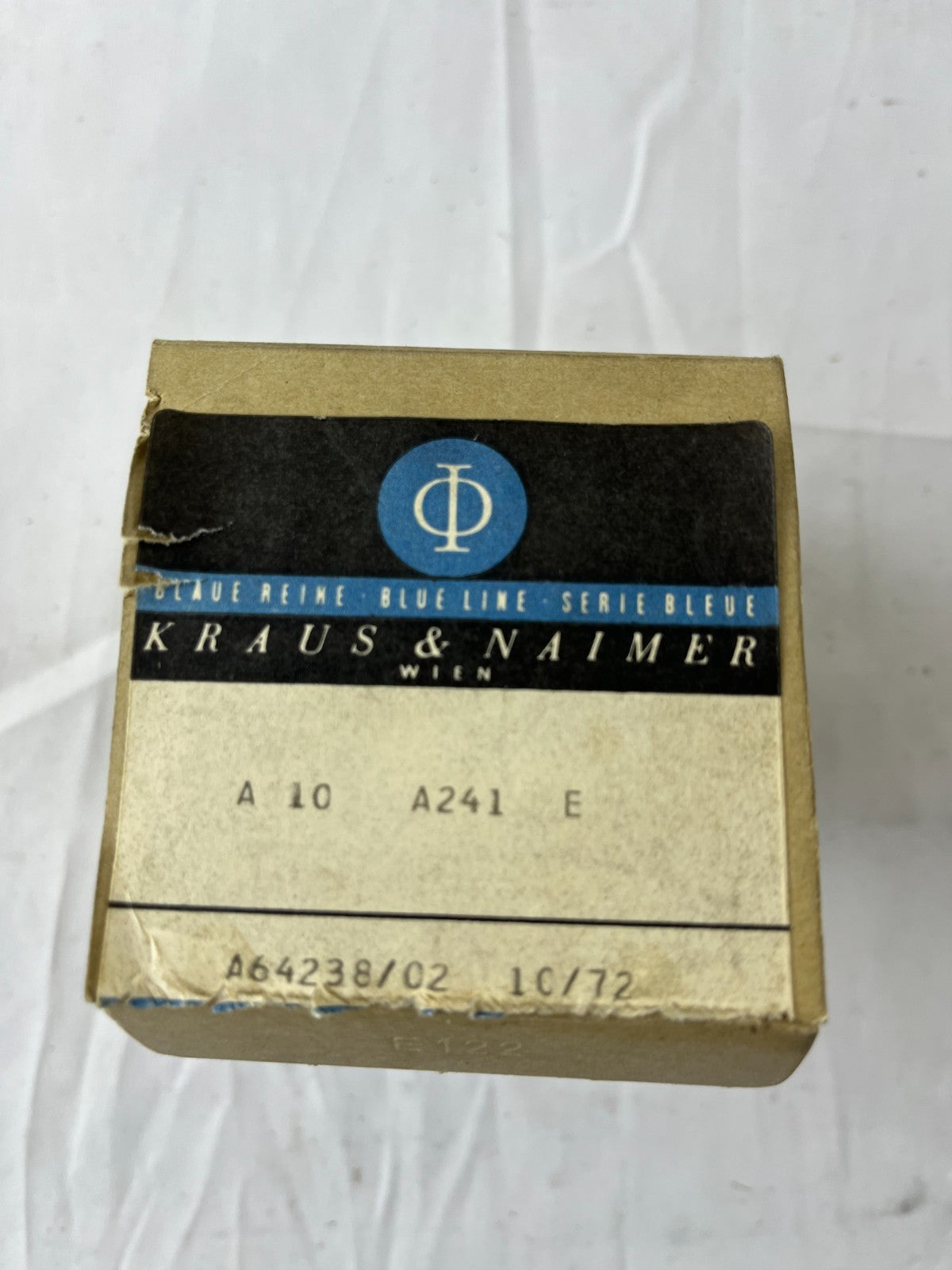 Kraus Naimer A10 A241 E Vintage 1972 Blue Line Cam Switch Austria NOS Boxed