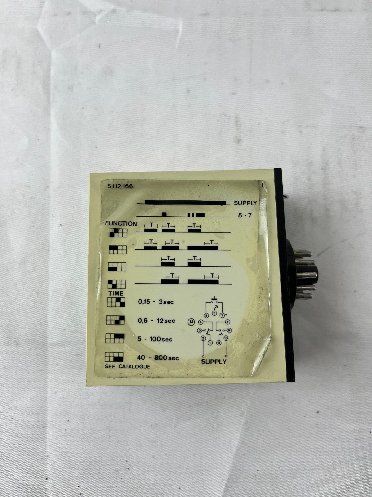 Carlo Gavazzi S112 166 724 Interval Timer 24V External Start Display DENMARK